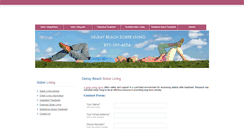Desktop Screenshot of delraybeachsoberliving.com
